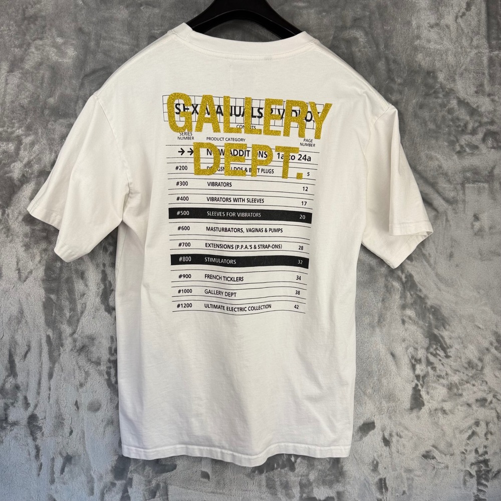 Gallery Dept Sexual Positions Graphic T-Shirt L-XL Vintage - Picture 3 of 16